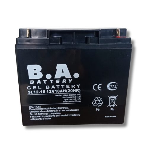 Gel Deep Cycle 18AH – 12V Battery