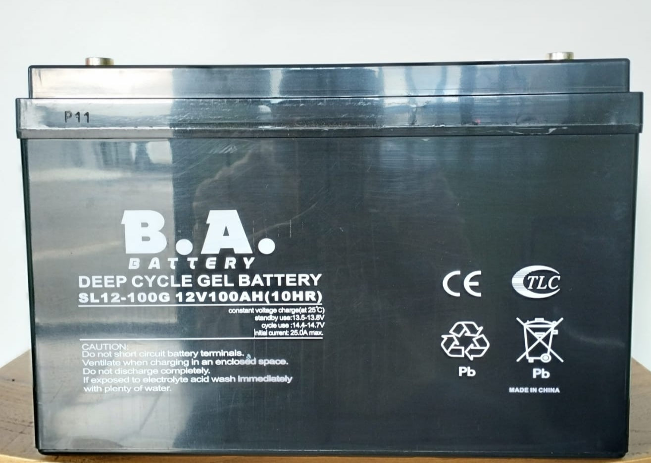 Gel Deep Cycle 100AH – 12V Battery