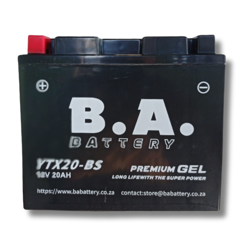 YTX20-BS – 12V Battery - 20AH - 6 Month Warranty