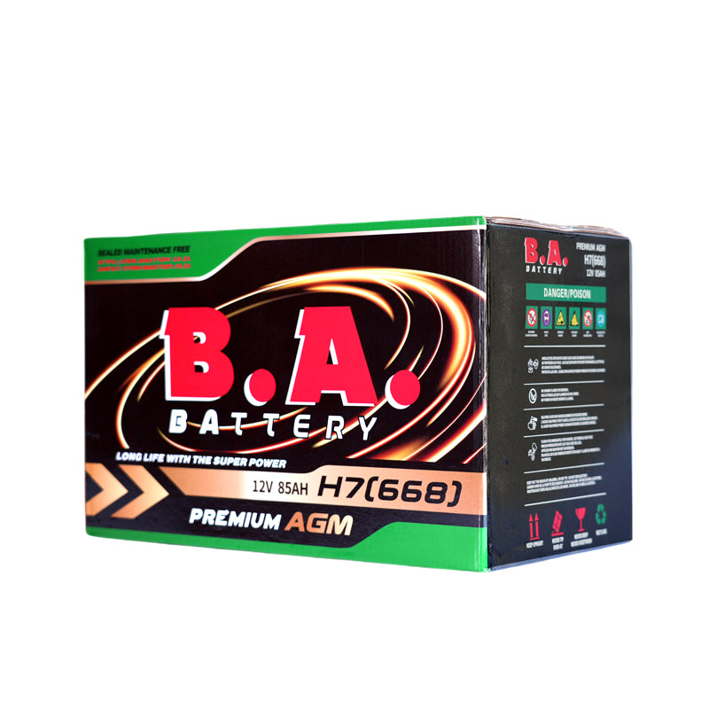 BA 668 (H7) – 12V AGM Battery